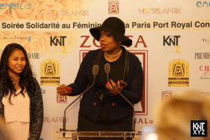 La Laureate du prix Amelia EArthart du zonta nommée Narindra et Julienne Morisseau, présidente du Zonta Paris Port Royal Concorde rattaché au Zonta International | Crédit photos: Kn'T (Keep'n Touch)