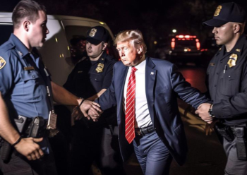 Les images de l’arrestation de Donald Trump diffusées