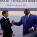 Emmanuel Macron clôture sa tournée en Afrique centrale en RDC