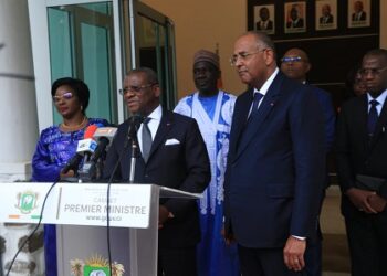 Côte d&rsquo;ivoire – AFRICA CEO FORUM : Joseph Dion Ngute  reçu en audience par son homologue ivoirien Patrick Achi