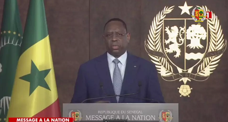 Sénégal: Macky Sall annonce qu’il ne sera pas candidat à un troisième mandat présidentiel