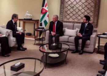 Le roi de Jordanie met en garde le secrétaire d’Etat américain