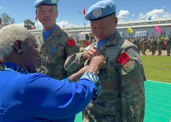 Les Casques bleus chinois quittent la RDCongo après presque 21 ans