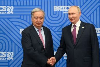 Le secrétaire général de l’ONU, Antonio Guterres, est en Russie pour assister au sommet des BRICS à Kazan