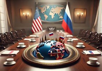 Donald Trump et Vladimir Poutine autour de la table. Et l’Europe dans l’assiette !