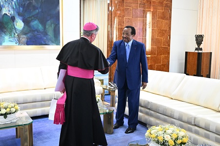 Le Cameroun et le Vatican : le président Biya a accordé une audience à Mgr Bettencourt