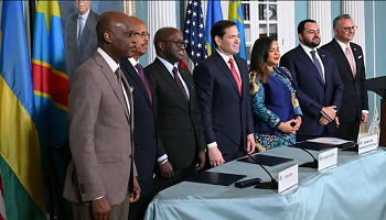 RDC: Kinshasa et Kigali signent à Washington le volet économique de l’accord de paix du 27 juin