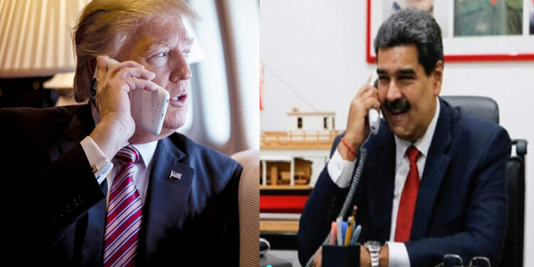 Trump a donné un ultimatum par téléphone à Maduro pour qu’il renonce au pouvoir