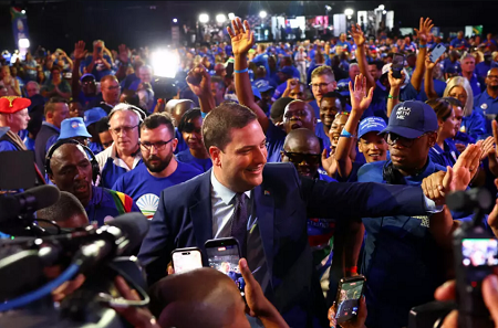 Afrique du Sud: Geordin Hill-Lewis, nouveau leader du parti l&rsquo;Alliance démocratique