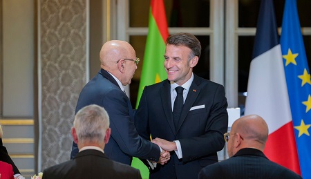 Mauritanie – France : les présidents El Ghazouani et Macron affichent leur volonté de renforcer leur coopération