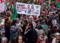 Manifestation à Barcelone pour demander la libération des militants arrêtés par Israël