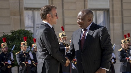 France : Macron reçoit Ramaphosa après la discorde du G7
